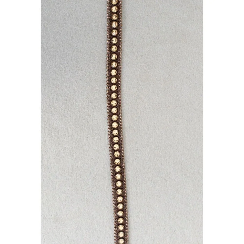 BB Simon Swarovski‎ Crystal Belt Womens Large Skinny